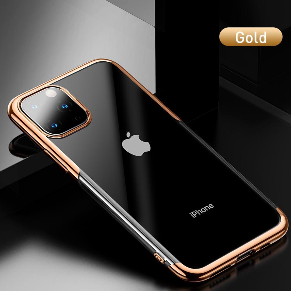 Baseus ® iPhone 11 Pro Ultra-Thin Transparent Sparkling Edge Case